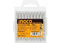 PH2x65mm Bộ mũi vít bake 2 đầu 10 cái INGCO SDB21PH233