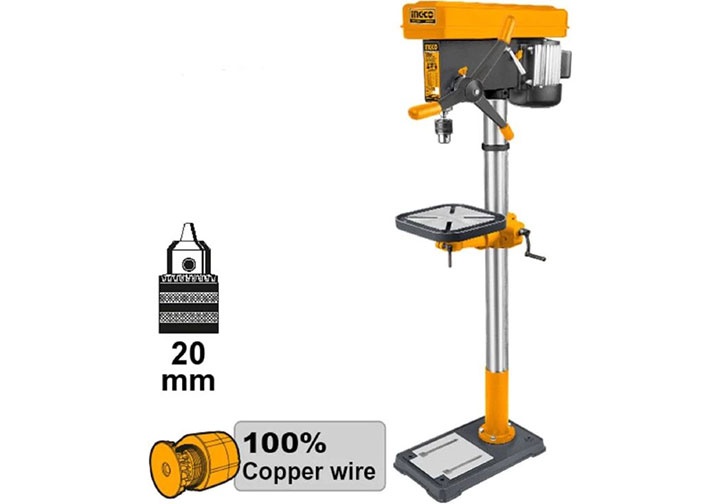 20mm Máy khoan bàn 750W Ingco DP207505 20mm Máy khoan bàn 750W Ingco DP207505