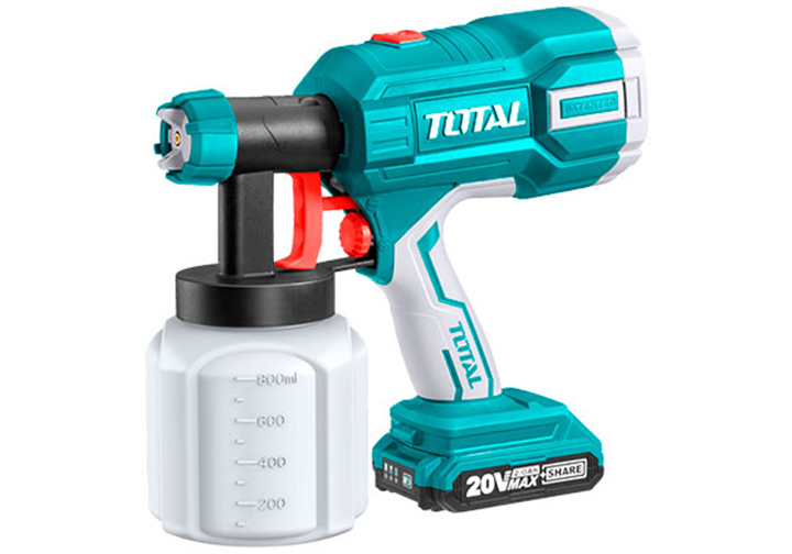 BỎ MẪU - MODEL THAY THẾ TSGLI20406 - 20V Bộ máy phun sơn dùng pin Total TSGLI20402 BỎ MẪU - MODEL THAY THẾ TSGLI20406 - 20V Bộ máy phun sơn dùng pin Total TSGLI20402