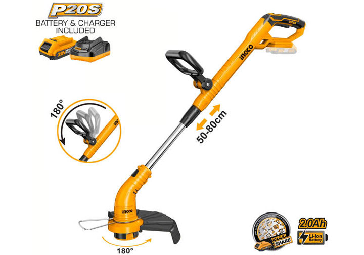 20V Máy cắt cỏ dùng pin Ingco CGTLI20301 20V Máy cắt cỏ dùng pin Ingco CGTLI20301
