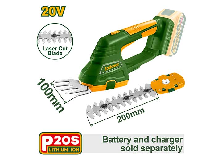 20V Máy cắt tỉa làm vườn dùng pin (chỉ thân máy) Jadever JDJC1520 20V Máy cắt tỉa làm vườn dùng pin (chỉ thân máy) Jadever JDJC1520