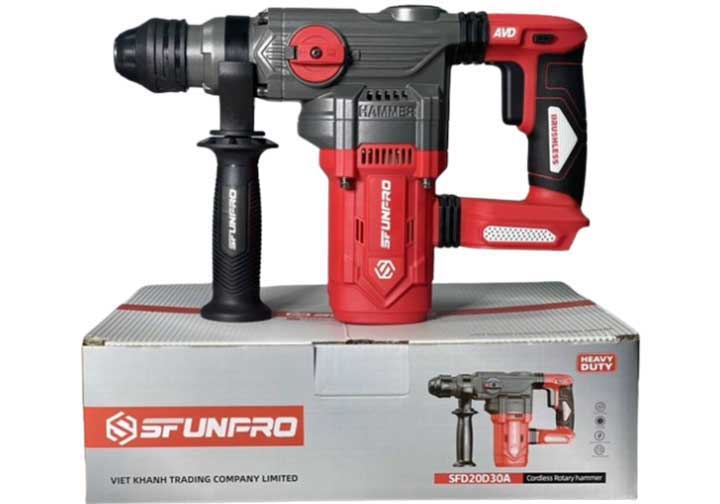 20V Máy khoan búa dùng pin (chỉ thân máy) Sfunpro SFD20D30A-Z 20V Máy khoan búa dùng pin (chỉ thân máy) Sfunpro SFD20D30A-Z
