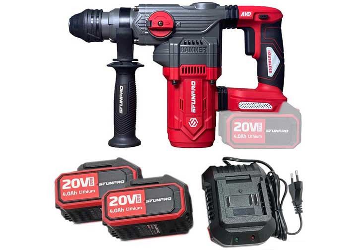 20V Máy khoan búa dùng pin Sfunpro SFD20D30A-8Ah 20V Máy khoan búa dùng pin Sfunpro SFD20D30A-8Ah