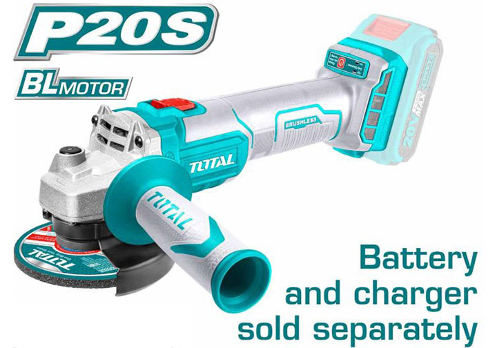 20V Máy mài góc 100mm dùng pin Total TAGLI201008 20V Máy mài góc 100mm dùng pin Total TAGLI201008