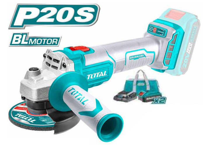 20V Máy mài góc 100mm dùng pin Total TAGLI2010082 (Bỏ mẫu, đổi qua TAGLI2210032) 20V Máy mài góc 100mm dùng pin Total TAGLI2010082 (Bỏ mẫu, đổi qua TAGLI2210032)