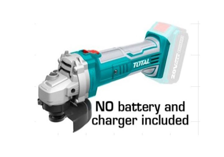 20V Máy mài góc dùng pin 100mm Total TAGLI1001 20V Máy mài góc dùng pin 100mm Total TAGLI1001