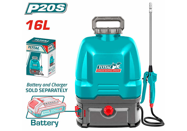 20V Máy phun thuốc 16L dùng pin (chỉ thân máy) Total TSPLI2016 20V Máy phun thuốc 16L dùng pin (chỉ thân máy) Total TSPLI2016
