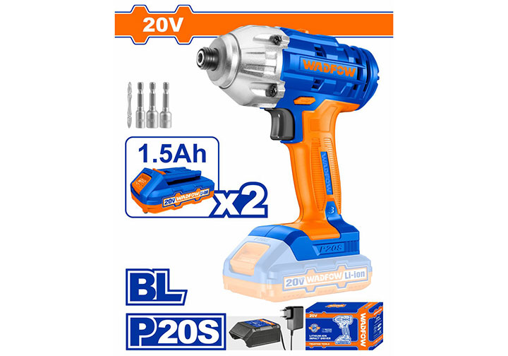 20V Máy siết vít (không chổi than) dùng pin Wadfow WCD2512 20V Máy siết vít (không chổi than) dùng pin Wadfow WCD2512