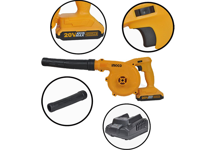 20V Máy thổi bụi dùng pin Ingco CABLI200181 20V Máy thổi bụi dùng pin Ingco CABLI200181