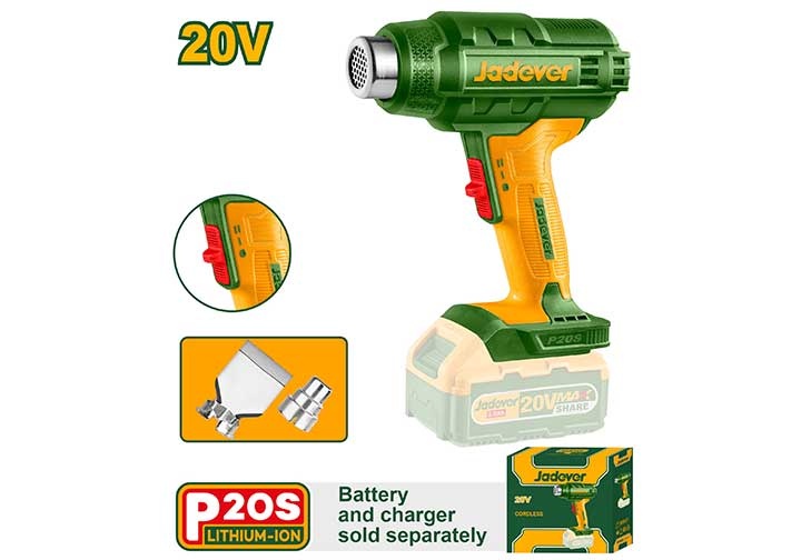 20V Máy thổi hơi nóng (chỉ thân máy) Jadever JDKH1501