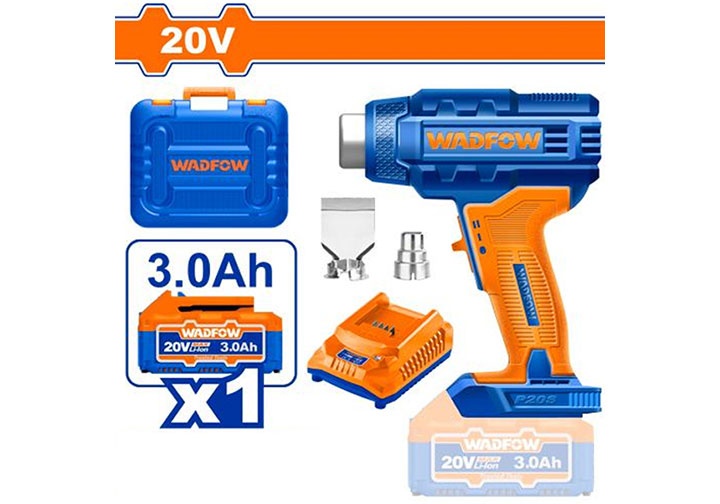 20V Máy thổi hơi nóng dùng pin Wadfow WKH1B01