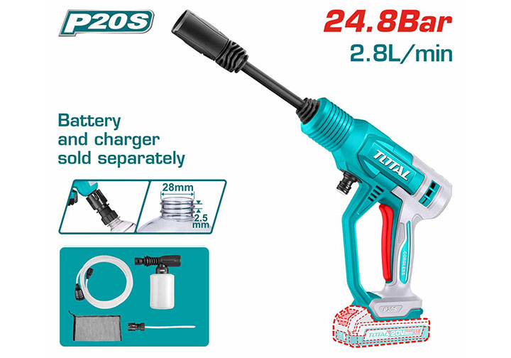 20V Máy xịt rửa dùng pin (chỉ thân máy) Total TPWLI2036 20V Máy xịt rửa dùng pin (chỉ thân máy) Total TPWLI2036