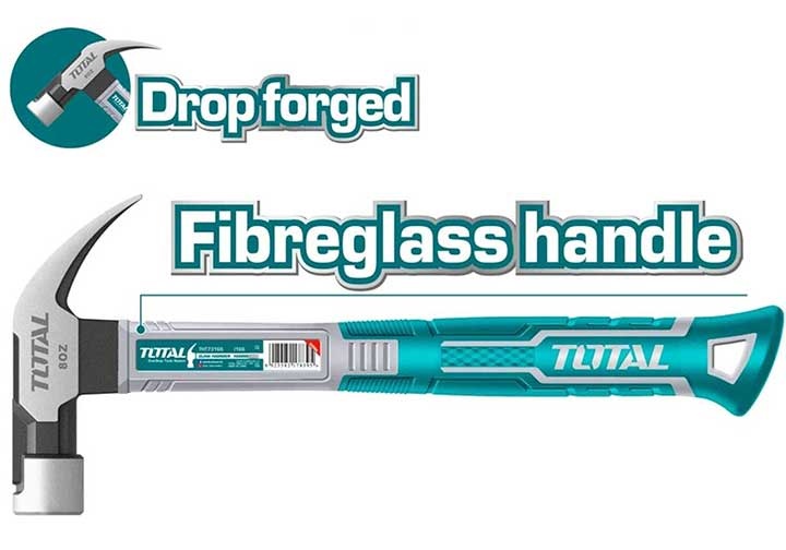 220g (8Oz) Búa nhổ đinh Total THTCH0086 (Bỏ mẫu, đổi qua THCH61008)