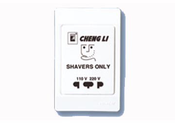 230V~20VA Ổ cắm dao cạo râu có bộ ngắt quá tải 230V~20VA Ổ cắm dao cạo râu có bộ ngắt quá tải