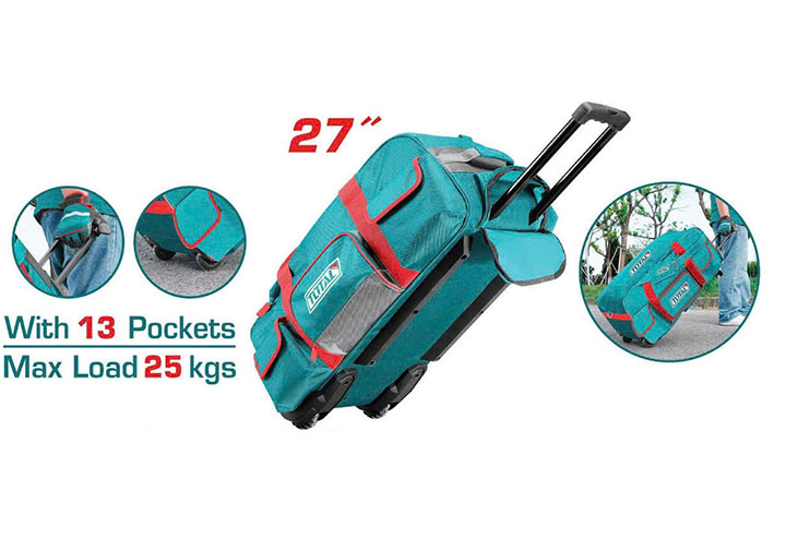 27" Túi đựng đồ nghề có bánh xe kéo Total THRRTB2712 27" Túi đựng đồ nghề có bánh xe kéo Total THRRTB2712