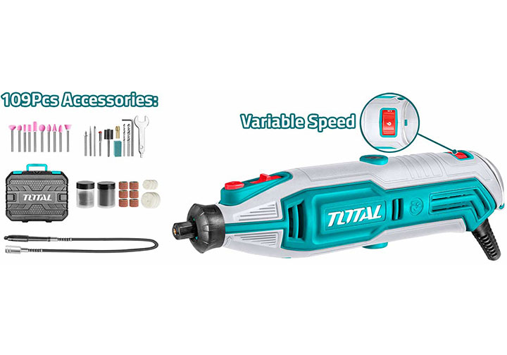 3.2mm Máy mài khuôn mini 130W Total TG513326 3.2mm Máy mài khuôn mini 130W Total TG513326