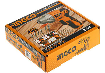 3.6V Máy vặn vít dùng pin INGCO CS1836 3.6V Máy vặn vít dùng pin INGCO CS1836