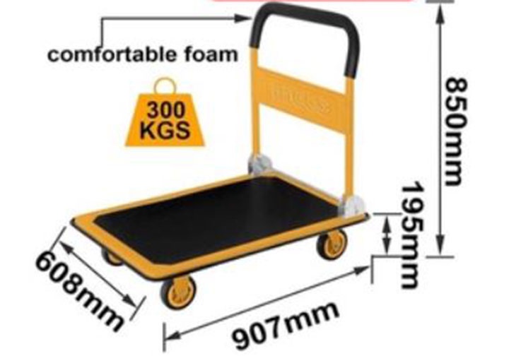 300kg Xe đẩy hàng 4 bánh gấp gọn Ingco HPHT13002 300kg Xe đẩy hàng 4 bánh gấp gọn Ingco HPHT13002