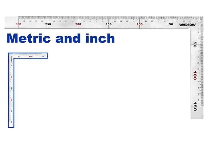300x150mm Thước eke đo góc vuông Wadfow WSR4330 300x150mm Thước eke đo góc vuông Wadfow WSR4330