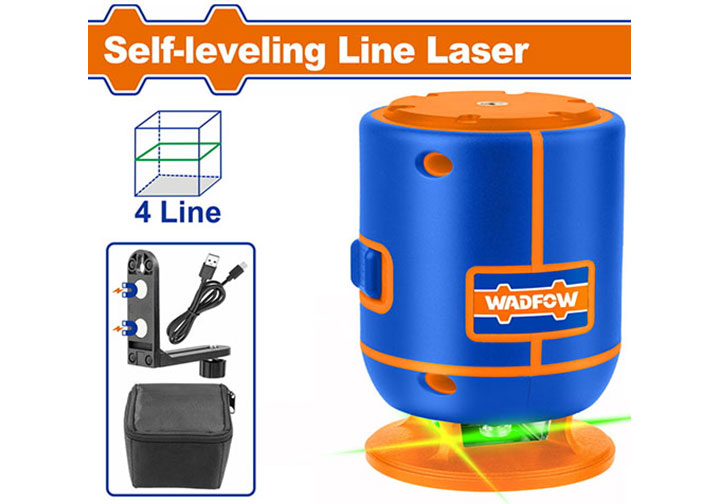 30m Máy cân mực 4 tia laser xanh Wadfow WLE1M04
