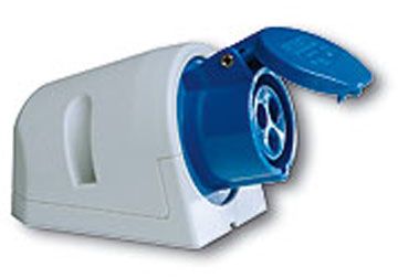 32A-3P-230V-6H-IP67 Ổ cắm nổi loại không kín nước 32A-3P-230V-6H-IP67 Ổ cắm nổi loại không kín nước