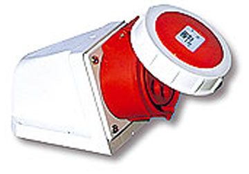 32A-4P-440V-3H-IP67 Ổ cắm nối Container kín nước 32A-4P-440V-3H-IP67 Ổ cắm nối Container kín nước