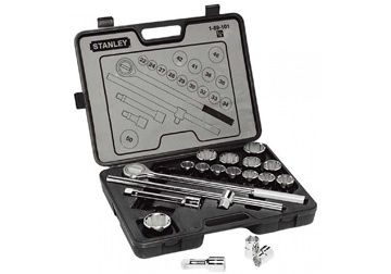 3/4" Bộ tuýp 22-50mm 19 chi tiết Stanley 89-101