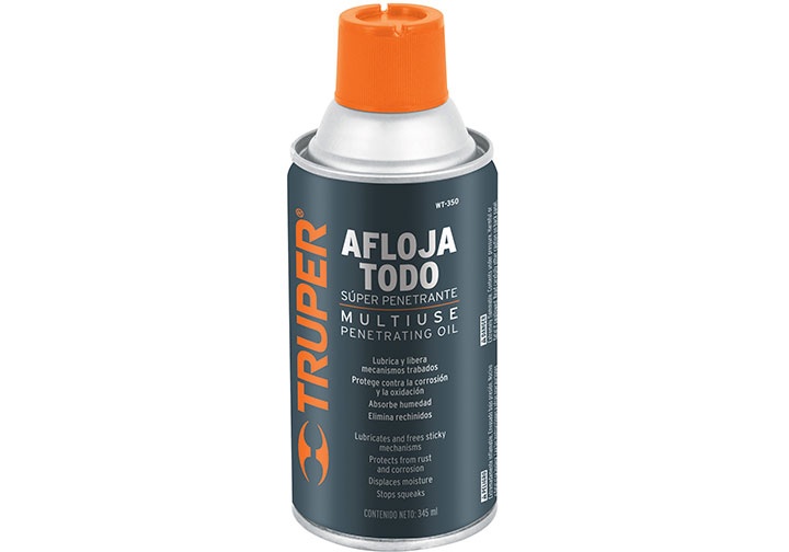 345ml Chai chống rỉ sét và bôi trơn Truper 13470 (WT-350) 345ml Chai chống rỉ sét và bôi trơn Truper 13470 (WT-350)