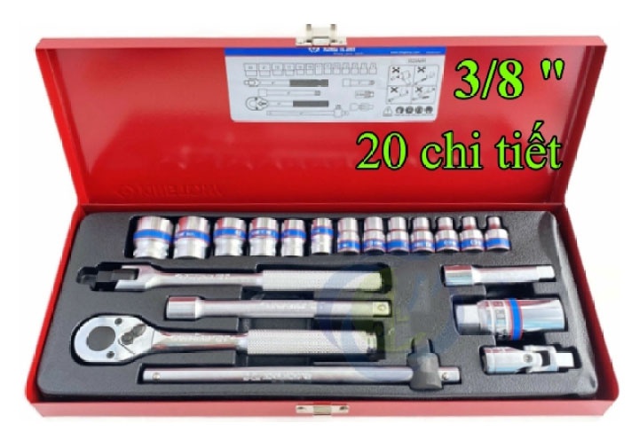 3/8" Bộ tuýp 6-23mm 20 chi tiết Kingtony 3520MR