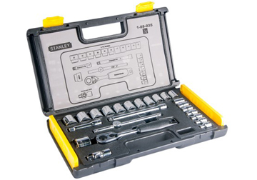 3/8" Bộ tuýp 6-24mm 24 chi tiết Stanley 89-035 3/8" Bộ tuýp 6-24mm 24 chi tiết Stanley 89-035