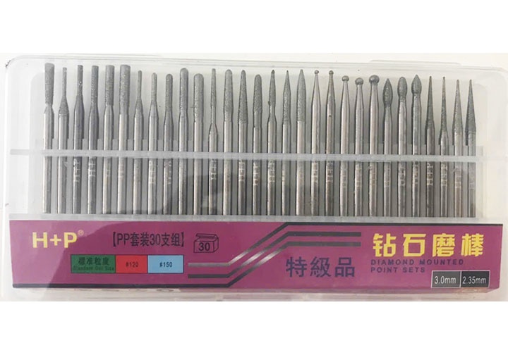 3mm Bộ mũi doa dùng để mài kim loại và gỗ 30 chi tiết