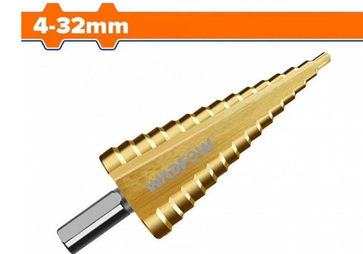 4-32mm Mũi khoan bậc Wadfow WJD1403 4-32mm Mũi khoan bậc Wadfow WJD1403