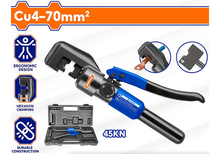 4-70mm Kìm bấm cos thủy lực Wadfow WHT1D70