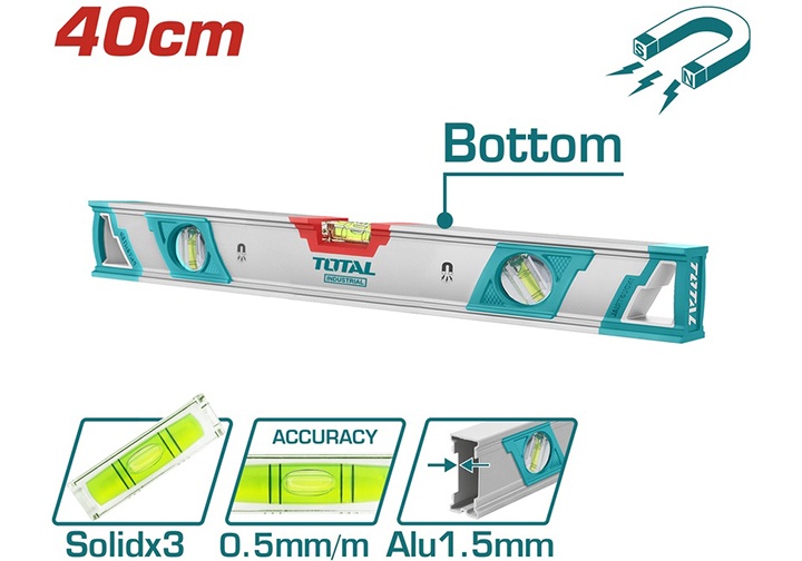 400mm Thước thủy từ tính Total TMT24086M (Bỏ mẫu, đổi qua TMT24028M)