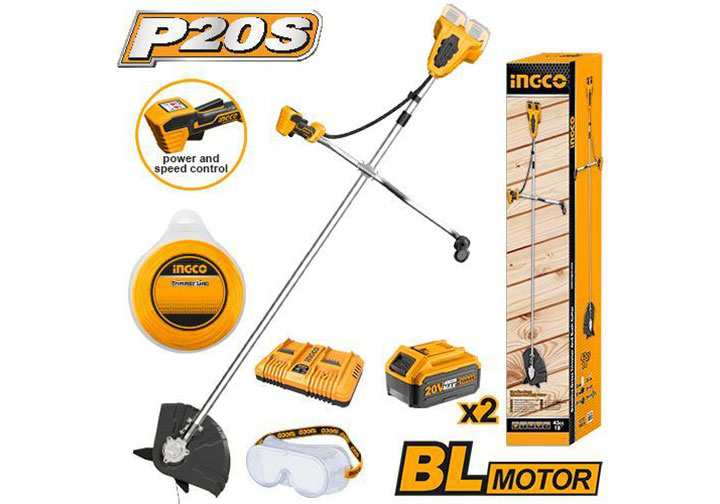 40V Máy cắt cỏ dùng pin (đủ bộ) Ingco CSTLI202522 40V Máy cắt cỏ dùng pin (đủ bộ) Ingco CSTLI202522