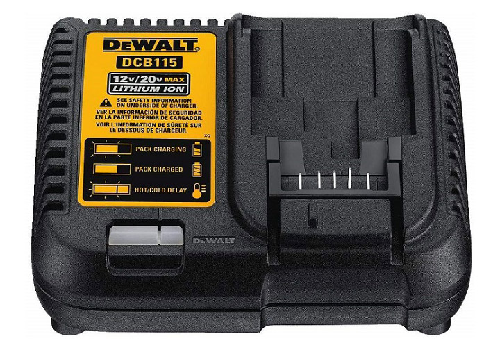 4Ah Đế sạc pin nhanh 10.8v, 14.4v, 18v Dewalt DCB115-KR 4Ah Đế sạc pin nhanh 10.8v, 14.4v, 18v Dewalt DCB115-KR