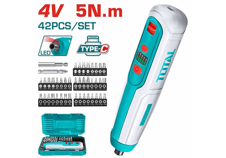 4V Máy siết vít dùng pin Total TSDLI0406 (Bỏ mẫu, đổi qua TSDLI04062)