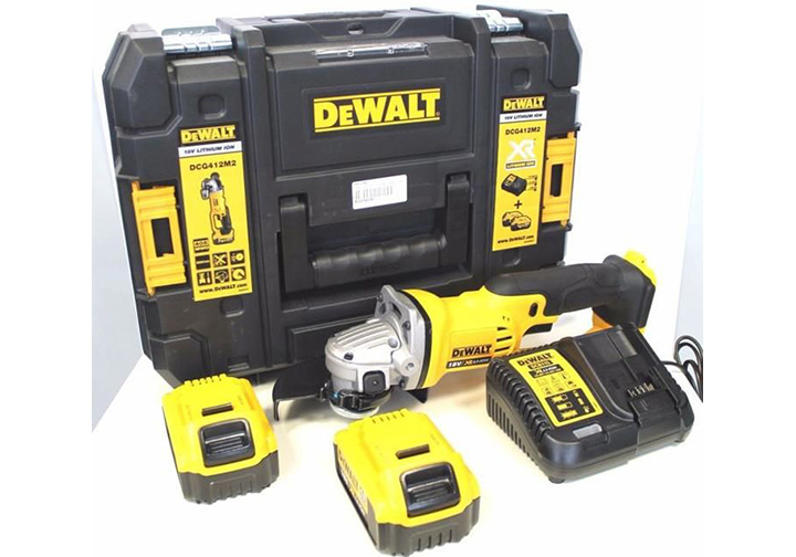 5" (125mm) Máy mài góc dùng pin 18V Dewalt DCG412D2B 5" (125mm) Máy mài góc dùng pin 18V Dewalt DCG412D2B
