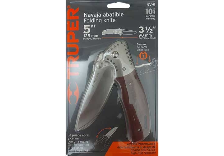 5" Dao xếp răng (bấm) Truper 17023 (NV-5)