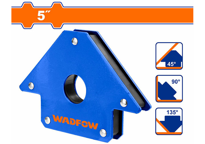 5" Ke nam châm hàn góc 75lbs (33kgs) Wadfow WMC1605 5" Ke nam châm hàn góc 75lbs (33kgs) Wadfow WMC1605