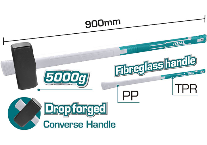 5000g Búa tạ Total THT72056D (Bỏ mẫu, đổi qua THSTH63598) 5000g Búa tạ Total THT72056D (Bỏ mẫu, đổi qua THSTH63598)