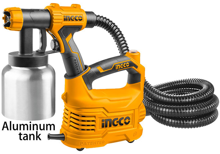 500W Máy phun sơn bình nhôm INGCO SPG5008-2 500W Máy phun sơn bình nhôm INGCO SPG5008-2