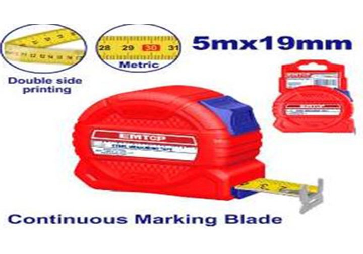 5m Thước cuộn thép (rộng 19mm) Emtop EMTP3519M