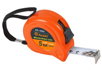 5m x 19mm Thước cuộn Asaki AK-2681 5m x 19mm Thước cuộn Asaki AK-2681