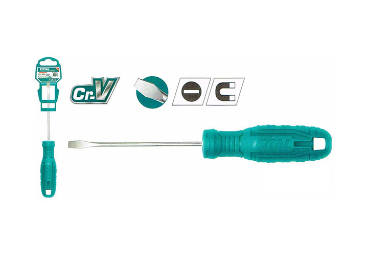 5x100mm Tuốc nơ vít dẹp Total THTDC2146 5x100mm Tuốc nơ vít dẹp Total THTDC2146