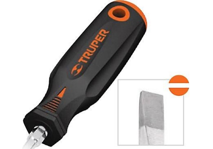 5x150mm Tuốc nơ vít dẹp có từ Truper 14040 (DG-3/16X6B) 5x150mm Tuốc nơ vít dẹp có từ Truper 14040 (DG-3/16X6B)