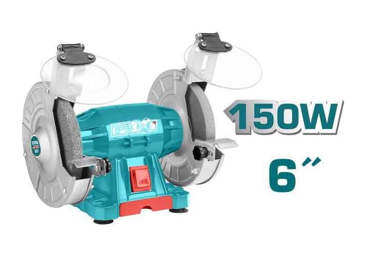 6" (150mm) Máy mài để bàn 2 đá 150W TOTAL TBG15015 6" (150mm) Máy mài để bàn 2 đá 150W TOTAL TBG15015