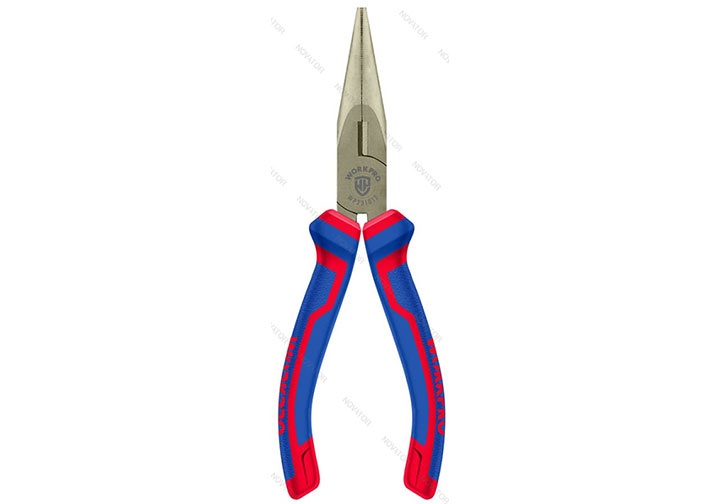 6" (160mm) Kìm mũi nhọn thẳng Workpro WP231012