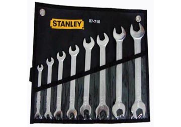6-22mm Bộ cờ lê 2 đầu miệng 8 chi tiết Stanley 87-718 6-22mm Bộ cờ lê 2 đầu miệng 8 chi tiết Stanley 87-718