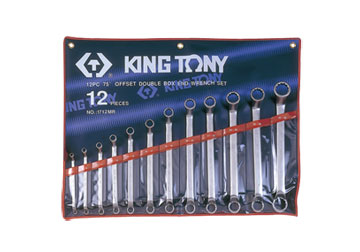 6-32mm Bộ hai đầu vòng 12 chi tiết hệ mét Kingtony 1712MR 6-32mm Bộ hai đầu vòng 12 chi tiết hệ mét Kingtony 1712MR